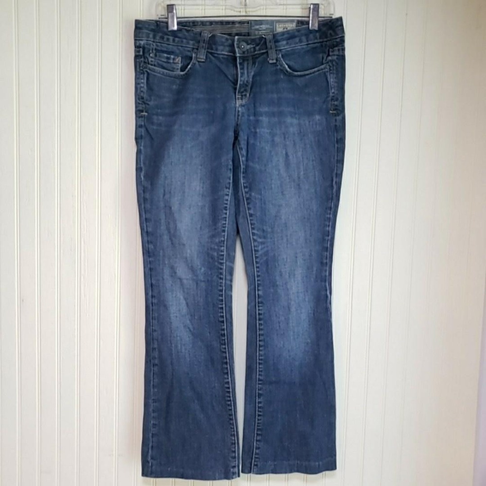 Converse One Star Jeans Womens 4 Blue Wash Bootcut Stretch Denim Pants 32x28